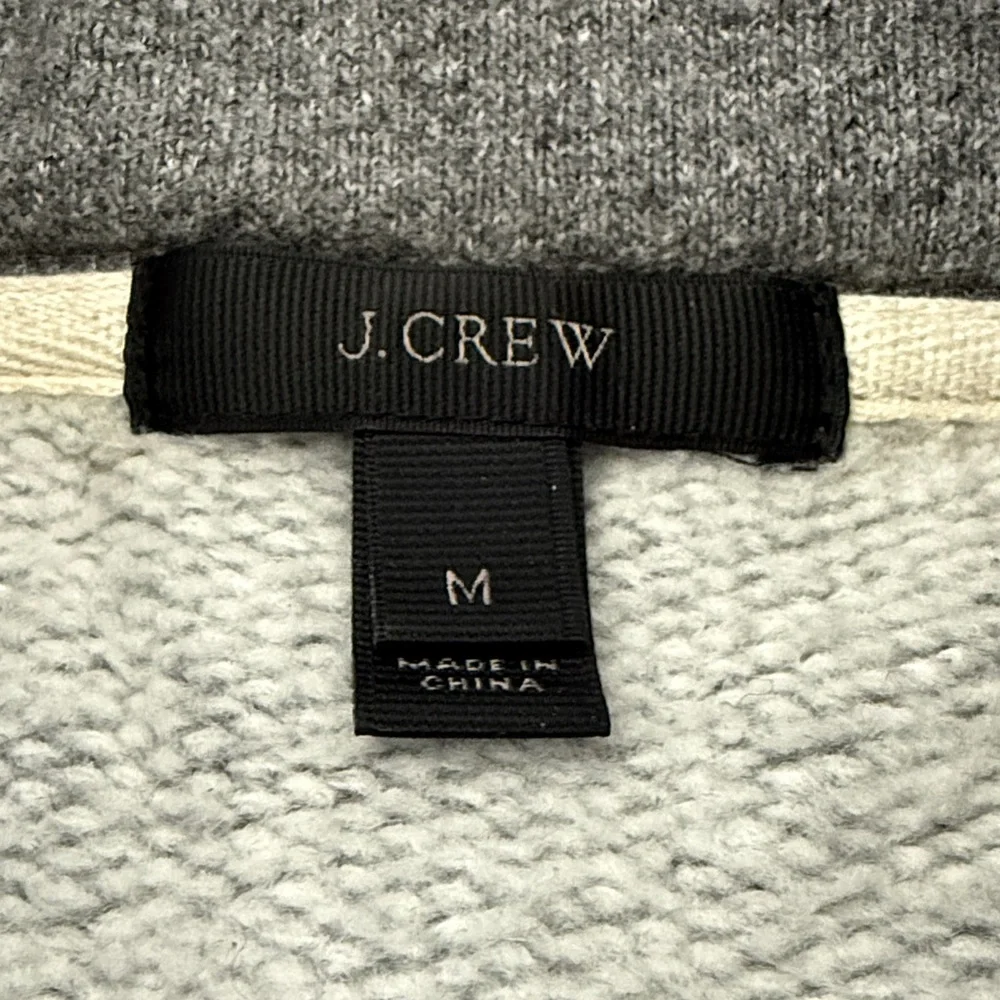 J Crew Wool Blend Funnel Neck Sweatshirt